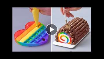 Top Amazing Rainbow Cake Decorating Recipes For All the Rainbow Cake Lovers | Perfect Colorful Ca...