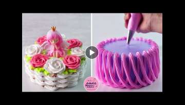 Oddly Satisfying Birthday Cake Decorating Ideas | Birthday Cake Tutorials for Everyone