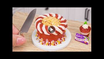 Fantastic Miniature German Chocolate Cake Decorating - Mini Cake Recipe | Design by Mini Bakery