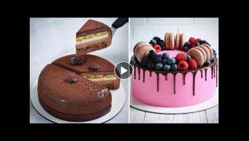 Creative Chocolate Cake Decorating Ideas Like a Pro | Most Satisfying Cake Videos