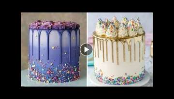 Oddly Satisfying Cake Decorating Compilation | Amazing Cake Decorating Technique | Birthday Cake