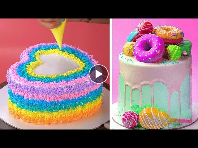 So Yummy Colorful Cake Decorating Recipes | Awesome Chocolate Cake Dec