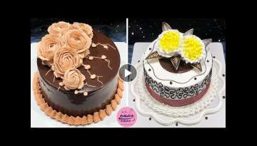 Yummy Chocolate Cake Recipes | Cake Tutorials with Piping Tips
