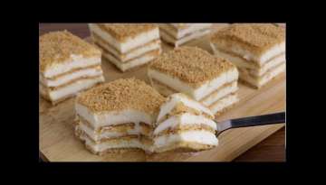 3 ingredients last-Minute dessert, in just 5 minutes ! no oven! no whipping cream! no gelatin! 3 ingredients last-Minute dessert, in just 5 minutes ! no oven! no whipping cream! no gelatin!