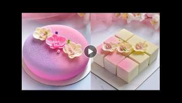 Amazingly Chocolate Mirror Glaze Cake Recipe 18 | Satisfying Cake Decorating Videos |glazecake