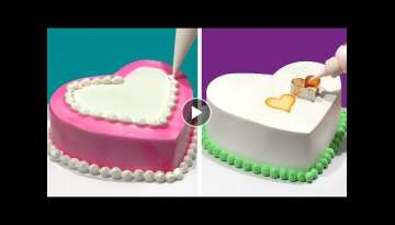 TOP 5 HEART Cake Decorating Ideas for Your Love | Most Satisfying Heart Cake Decorating Tutorials TOP 5 HEART Cake Decorating Ideas for Your Love | Most Satisfying Heart Cake Decorating Tutorials