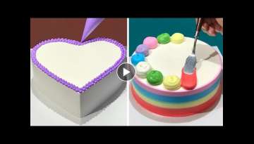 Stunning Cake Decorating for Holidays | Quick Chocolate Cake Decorating Tutorials | So Tasty Cake
