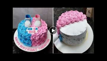 Amazing Twins Birthday Cake Design |Twins Birthday Cake Girl and Boy with Chocolate Cake