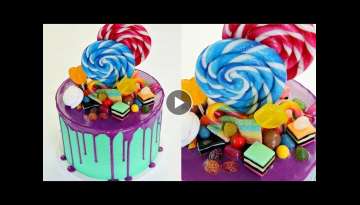 Candyland Drip Birthday Cake - CAKE STYLE