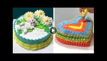Easy & Quick Cake Decorating Tutorials Step by Step - How to Make Chocolate Cake Decorating Ideas
