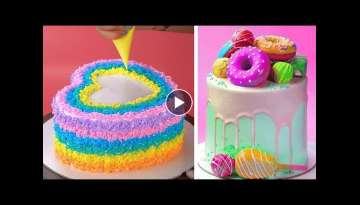 So Yummy Colorful Cake Decorating Recipes | Awesome Chocolate Cake Decorating Ideas | How To Cake