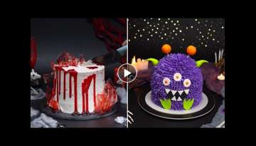 Halloween Cake Decorating Ideas For Beginners | Easy Cake Decorating Tutorials