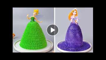Cutest Princess Cakes Ever | Awesome Birthday Cake Decorating Ideas | So Tasty Cake Recipes