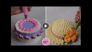 Beautiful Cake Decorating Tutorials For Beginners | How To Make Cake Recipes
