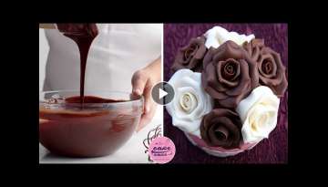 Cake Factory's Amazing Mass Production of Chocolate Cake Decorations