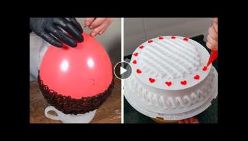 Simple Cake Decoration Tutorials For Birthday | Most Satisfying Chocolate Cake Recipes 2023