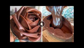 Creative Ideas Chocolate Cake Decorating Tutorials | Dark Chocolate Cake Ideas