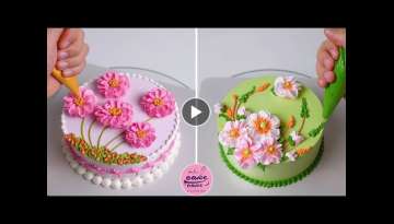 So Beautiful Flowers Cake Decoration Compilation | Perfect Cake Designs