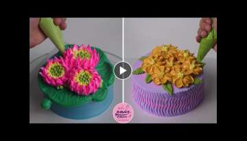 Super Lotus Cake Decorating Ideas Like A Pro | Beautiful Cake Designs