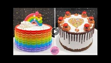 Amazingly Tasty Rainbow Cake Decorating Ideas For Everyone | Part 135