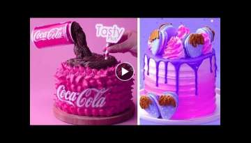 So Yummy Cake Decorating Ideas | Most Satisfying Colorful Cake Compilation | Perfect Cake Video