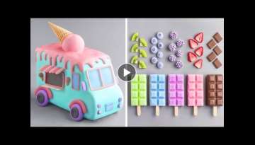 Easy Rainbow Cake Decorating Ideas | The Most Satisfying Cake Decorating Tutorials Easy Rainbow Cake Decorating Ideas | The Most Satisfying Cake Decorating Tutorials