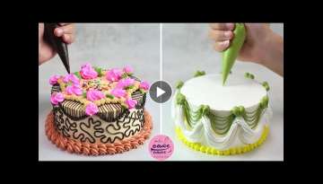 New Flower Cake Decorations Compilation | Cake Design Videos