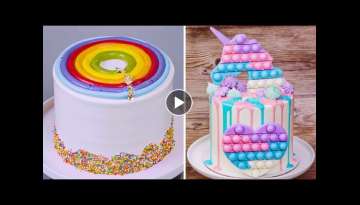 Easy Make Colorful Cake Decorating Ideas | So Yummy Cake | Satisfying Chocolate Cake Videos