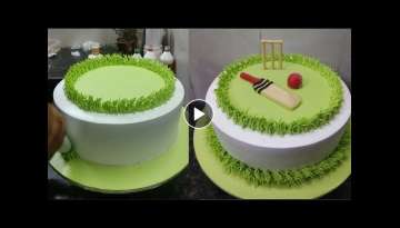 Cricket Ground Cake Design |Cricket Ground Cake