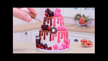 Best Of Miniature Cake Decorating Compilation - Rainbow, Chocolate, Strawberry Cake | Mini Bakery