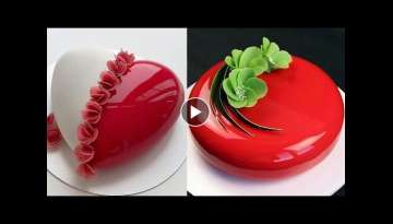 Amazingly Chocolate Mirror Glaze Cake Recipe 13 | Satisfying Cake Decorating Videos |