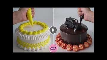 Amazing Chocolate Cake Design for Birthday Boy | So Yummy Cake Tutorials