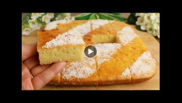 Incredible dessert in 5 minutes! No white flour! No milk ! very soft ! They disappear in 1 minute...