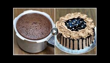 Chocolate Cake in Pressure Cooker | Chocolate Cake Without Oven | Birthday Cake Recipe Chocolate Cake in Pressure Cooker | Chocolate Cake Without Oven | Birthday Cake Recipe