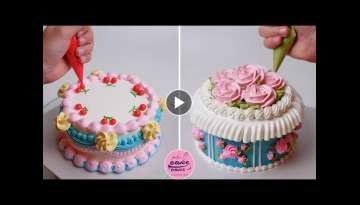 Most Stisfying Cake Decorations Compilation | So Yummy Cake Tutorials For Birthday | 