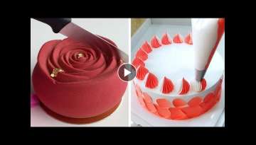Tasty & Quick Cake Decorating Tutorials | Most Satisfying Chocolate Cake Recipes Compilation