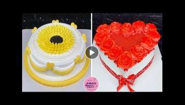100+ Decorated Heart Cakes Ideas