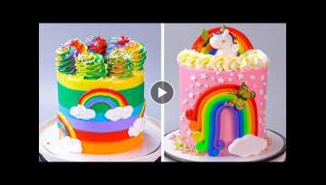 Perfect Cake Video | Most Satisfying Colorful Cake Compilation