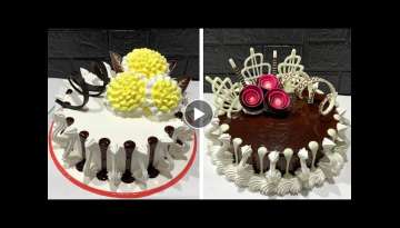 Amazing Cake Decorating Tutorial for Baby Birthday | Easy Chocolate Cake Decorating Ideas