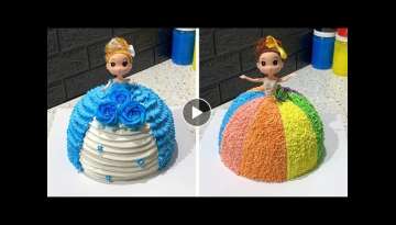 Most Satisfying Barbie Cake Decorating Ideas - Top 3 Barbie Dolls Cake Decorating Tutorial