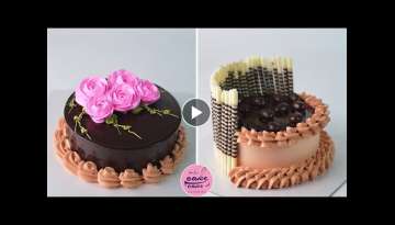 Simple Chocolate Cake Decorating Ideas For Birthday | Satisfying Chocolate Cake Recipes