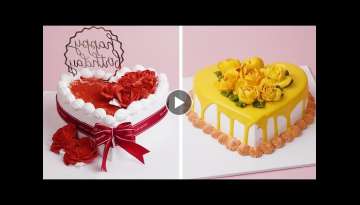 Brilliant HEART Cake Decorating Ideas For Your Lover - Yummy Cake Making Tutorials