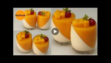Mango Panna Cotta Recipe - How To Make Panna Cotta