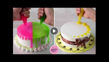 Simple and Quick Cake Decorations Compilation | So Yummy Cake Tutorials