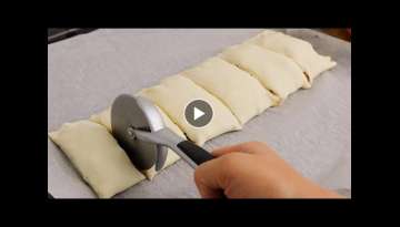Puff pastry, 1 apple and in 5 minutes ! delicious last minute dessert to impress your guests ! Puff pastry, 1 apple and in 5 minutes ! delicious last minute dessert to impress your guests !