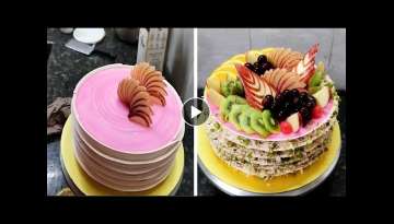 Amazing Fresh fruit cake design | Beautiful Fresh fruit Cake decorating ideas