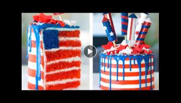 American Flag INSIDE a Cake for 4th of July! American Flag INSIDE a Cake for 4th of July!